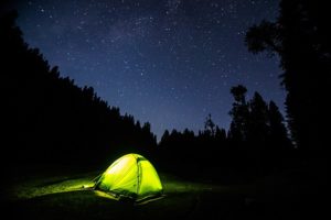 no-spend weekend camping 