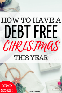 Christmas isn't about buying the biggest and best gifts. We love doing Christmas on a budget and entering the new year debt free.