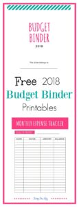 Download your Free 2018 Budget Binder Printables! I love this budget binder!! If you want to save money and organize your finances this year you have to try this budget binder!!