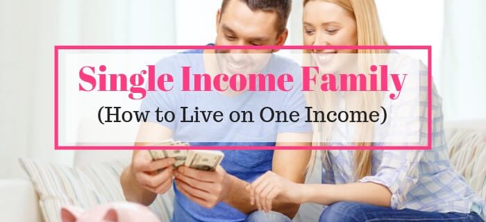 tips for living on one income