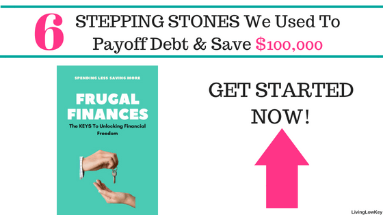 6 Steps we used to pay off debt and save over $100,000. If you need help saving money or paying off debt, our ebook is going to be your best friend.