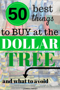 List of the best things to buy at the Dollar Tree so you can score some great deals.