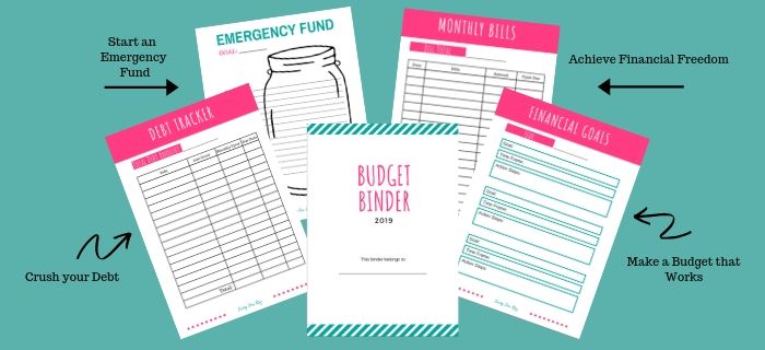 Free budget binder printables