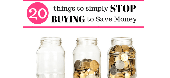 Stop buying to save money with these money jars.