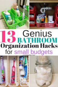 BATHROOM ORGANIZATION  Under the Sink Dollar Tree Ideas! 