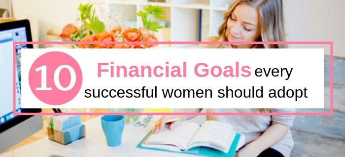 Girl writing down her short term financial goals.