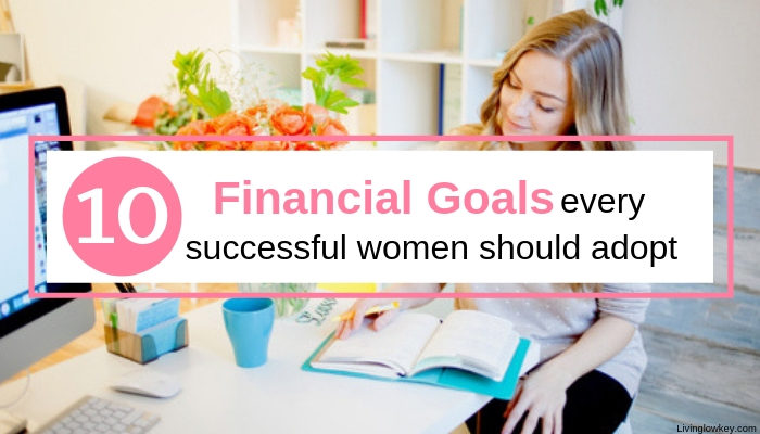 Girl writing down her short term financial goals.