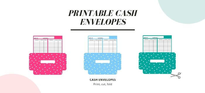 Printable Dollars Envelope Spending plan Process image relating to Printable Cash Envelopes known as Printable Revenue Envelope Funds Course of action