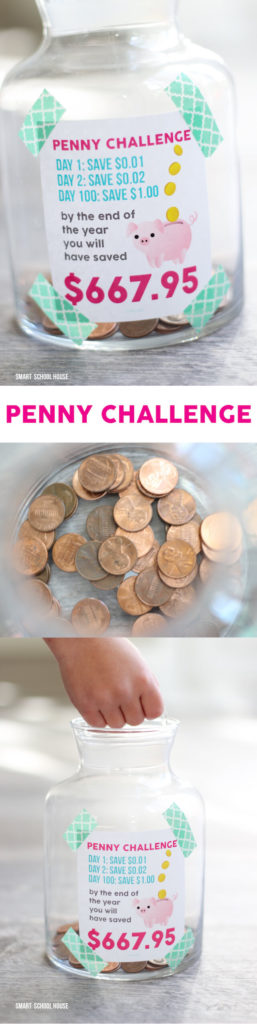 Looking for a money saving challenge. You'll love this penny savings challenge.