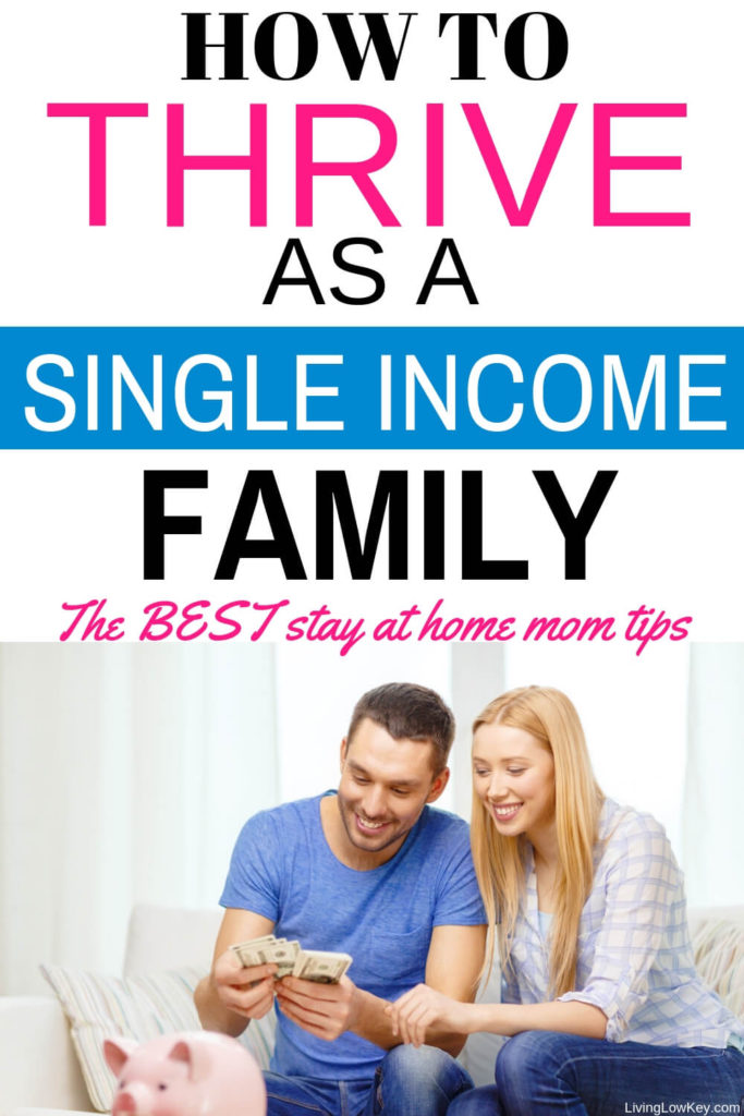 Thriving on as a single income family