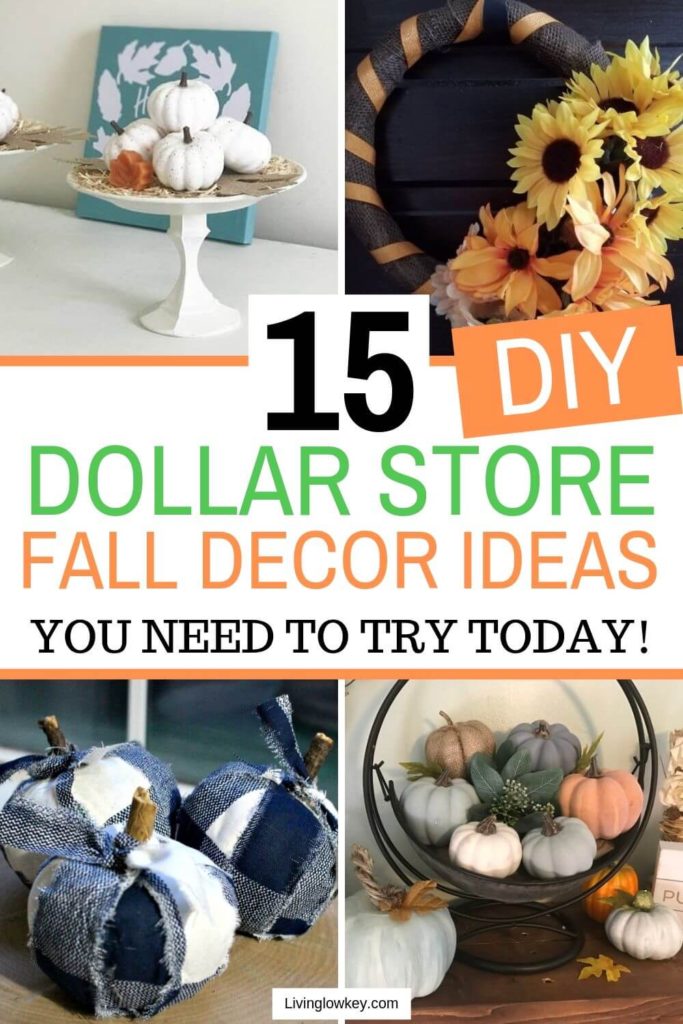 15 Dollar Store DIY Fall Decor Ideas That You Must Try