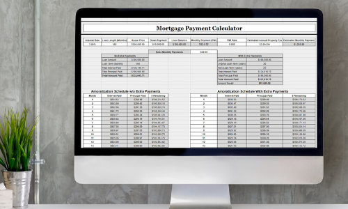 mortgage payoff calculator with extra principal payment