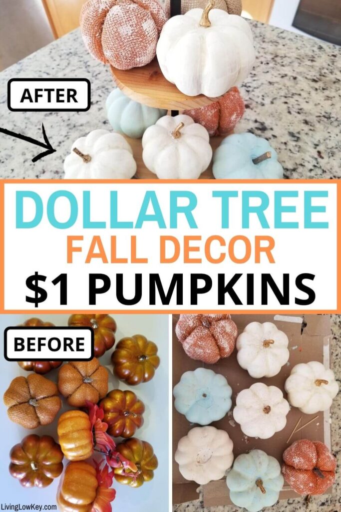 decorating foam pumpkins