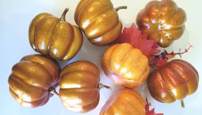 dollar tree foam pumpkins