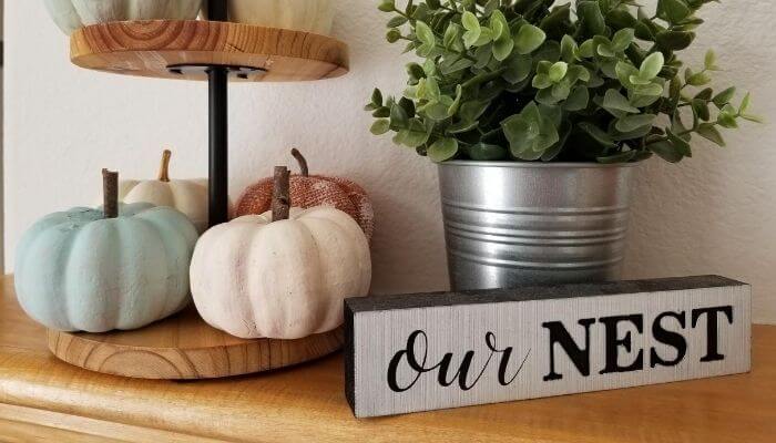 dollar tree pumpkin crafts