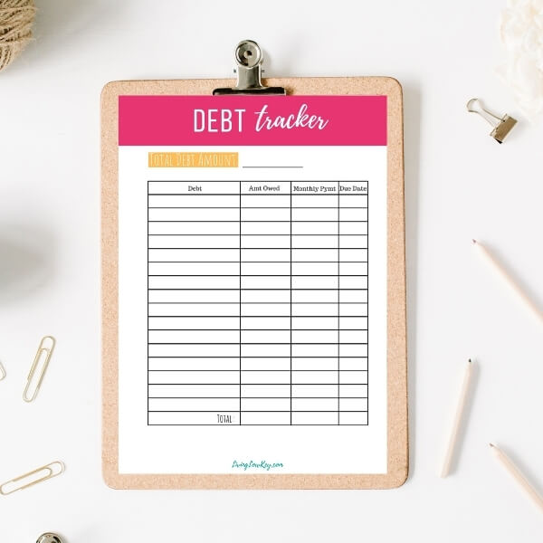 budget planner free printable