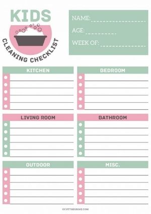 family chore charts