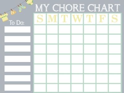 25 Free Printable Chore Charts For Kids (Grab Yours Now)