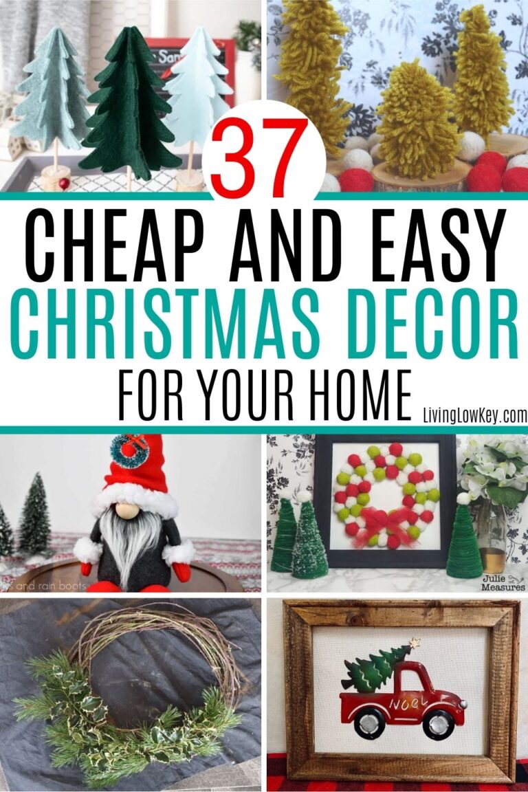 37 Affordable DIY Christmas Decor Ideas For Your Home