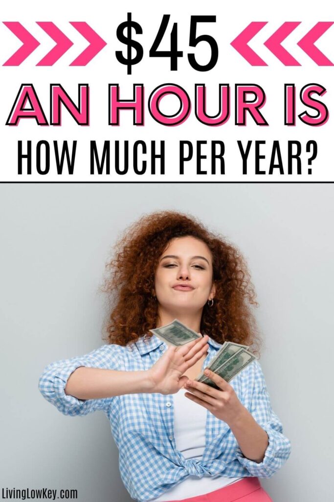 forty five dollars an hour
