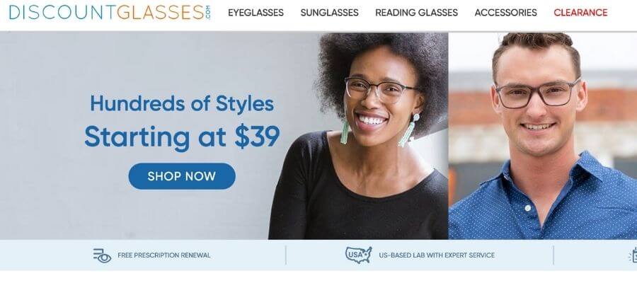 Discount glasses clearance