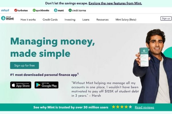 mint budgeting app