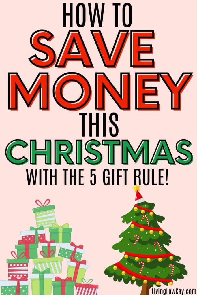 5 gift rule christmas