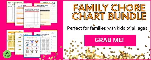 printable chore chart for 10 12 year old