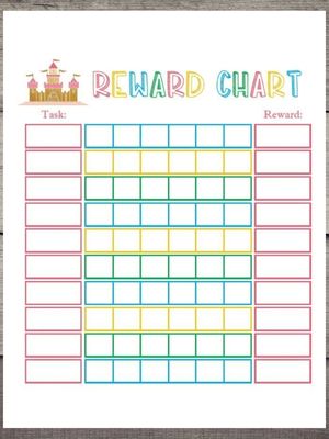 reward chore chart