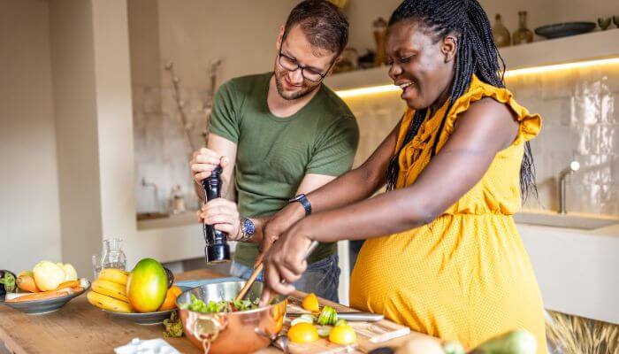 frugally making a meal