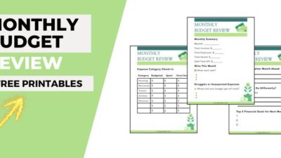 monthly budget review