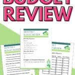 monthly budget printables